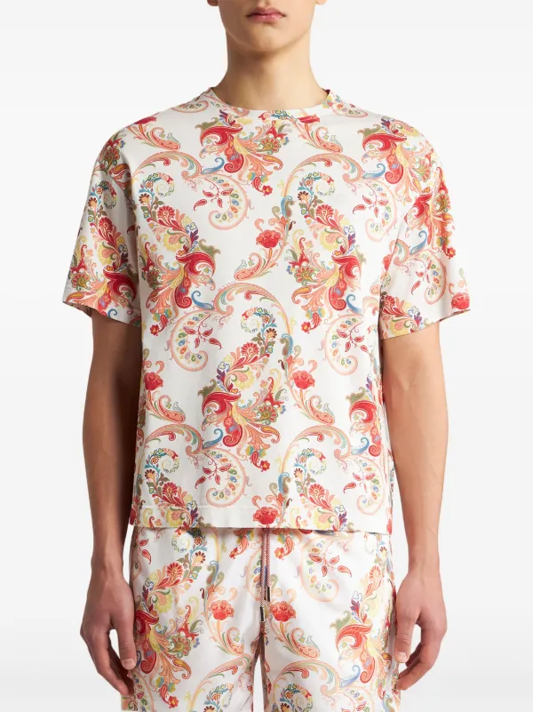 ETRO ペイズリー Tシャツ | ホワイト | FARFETCH JP