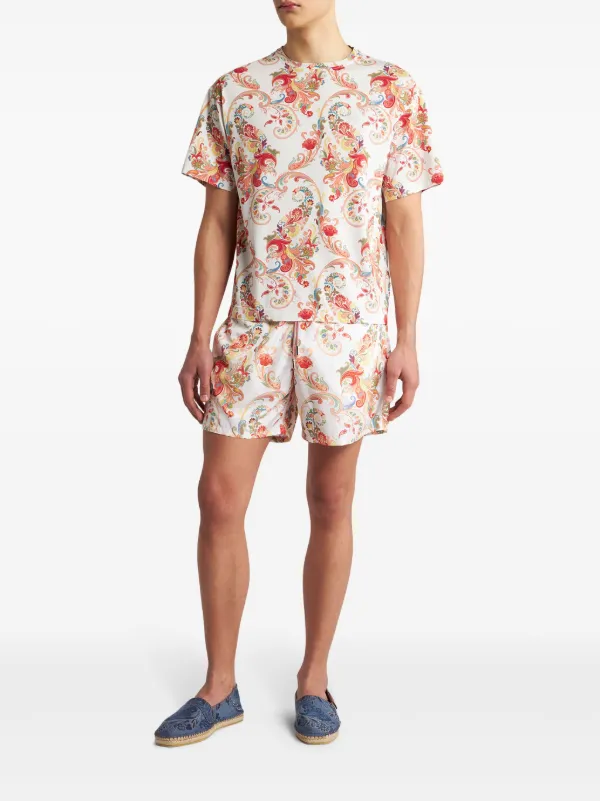 お歳暮 人気 ETRO ペイズリー Tシャツ | ホワイト | FARFETCH JP トップス