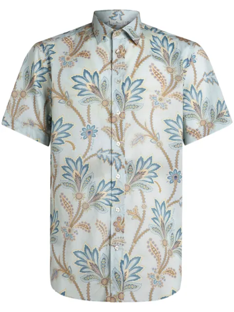 ETRO camisa con estampado de cachemira