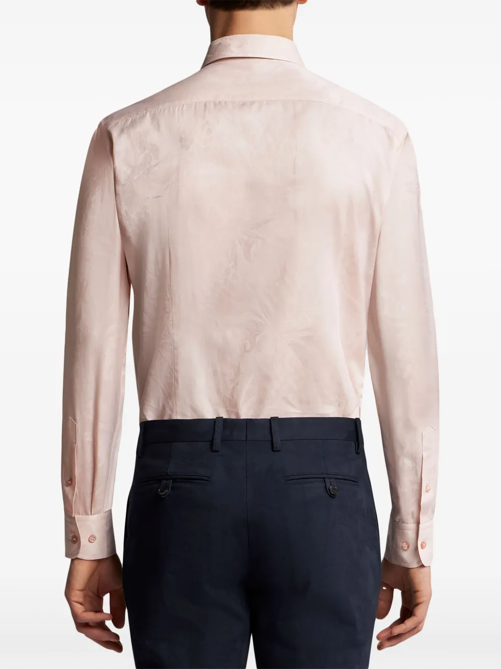 ETRO Overhemd met jacquard Roze