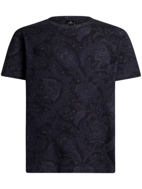 ETRO paisley-print jersey T-shirt