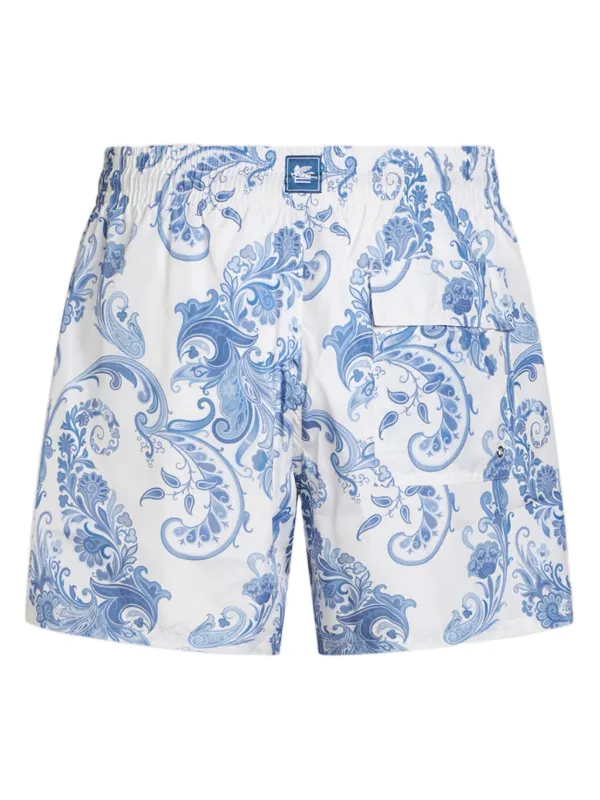ETRO ペイズリー トランクス水着 | ブルー | FARFETCH JP