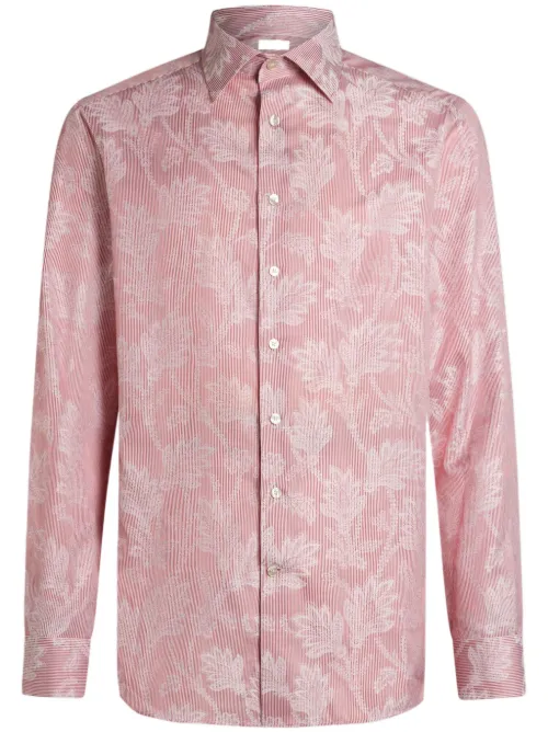 Chemise à rayures en jacquard - ETRO - Modalova