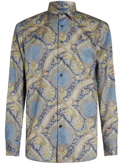 ETRO abstract-print cotton shirt