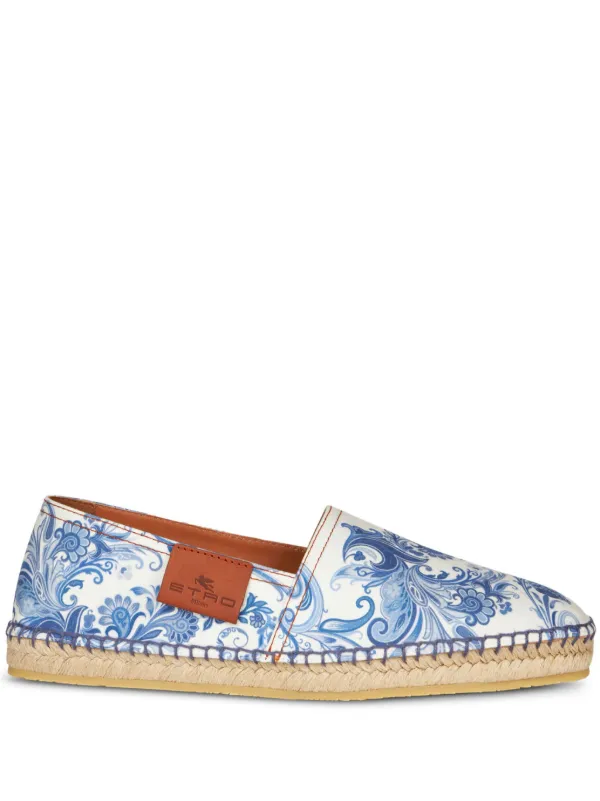 【★完売必至★】ETRO ☆ ペイズリー エスパドリーユ 楽天市場】ETRO(エトロ） エスパドリーユ スリッポン ジャカード