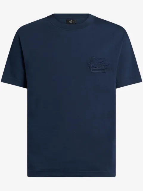 ETRO T-shirt with Pegaso embroidery
