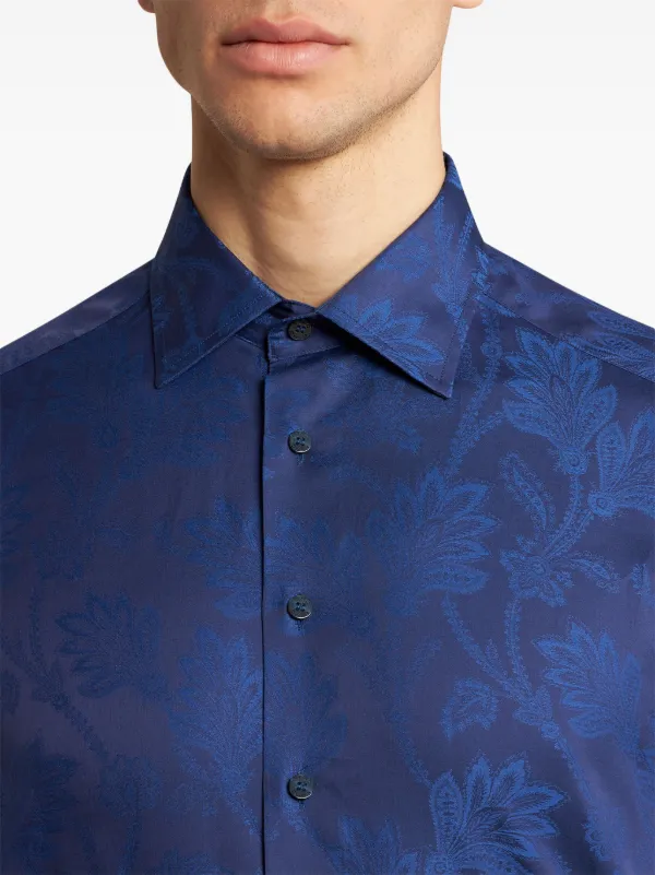 ETRO ペイズリー シャツ | ブルー | FARFETCH JP