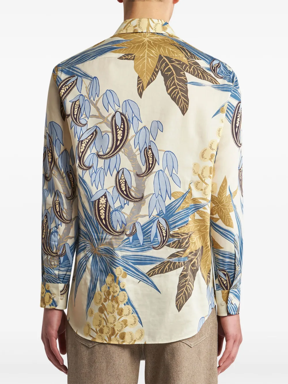 ETRO Overhemd met paisley-print Beige