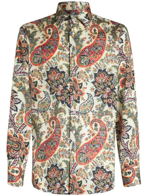 ETRO paisley-print cotton shirt