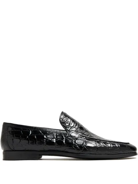 Magnanni crocodile-embossed loafers