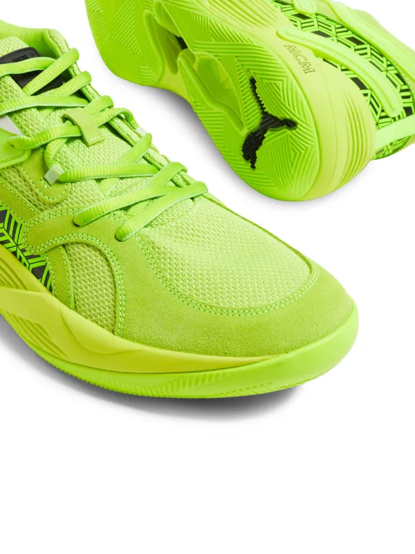 Puma shoes lime green online