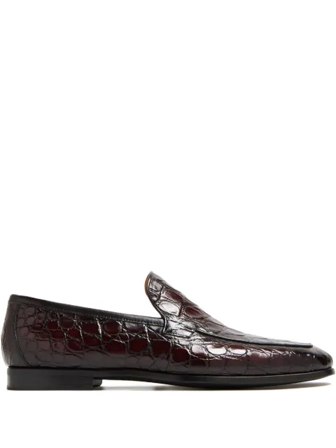 Magnanni クロコエンボス ローファー
