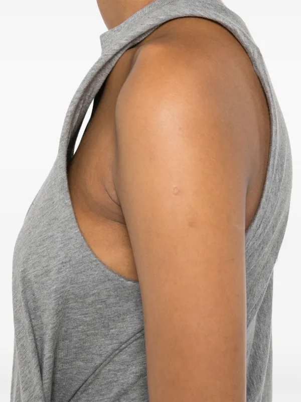 Victoria Beckham gathered-detail Maxi Dress | Grey | FARFETCH