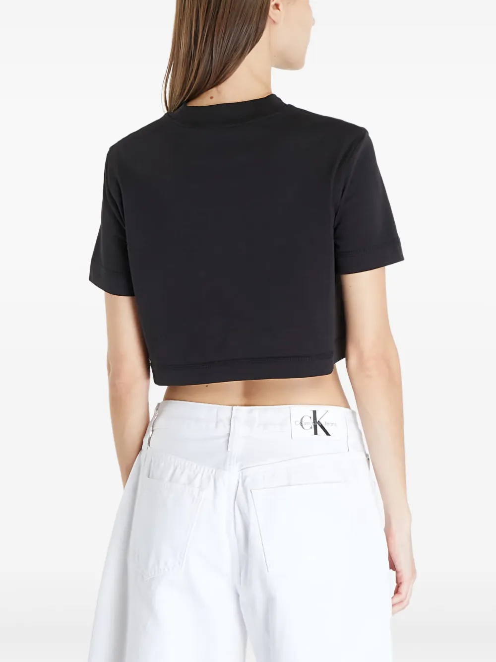 Calvin Klein Jeans Est.1978 Logo-embroidered T-shirt In Animal Print
