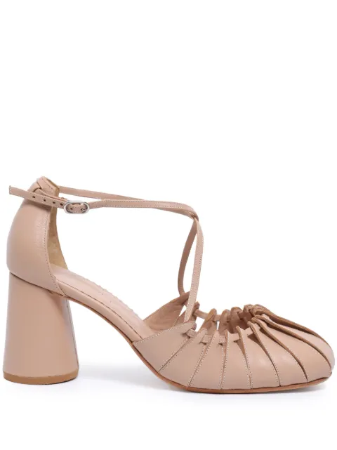 Sarah Chofakian zapatillas Lee con tacón de 60mm