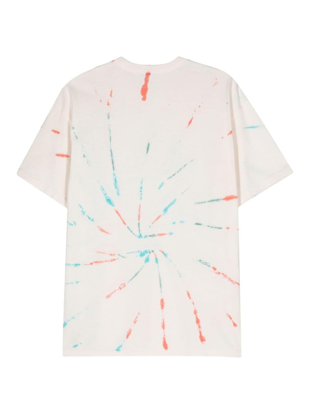 Nike T-shirt met tie-dye print Wit