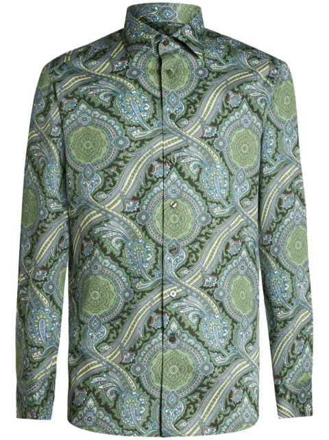 ETRO paisley-print cotton shirt