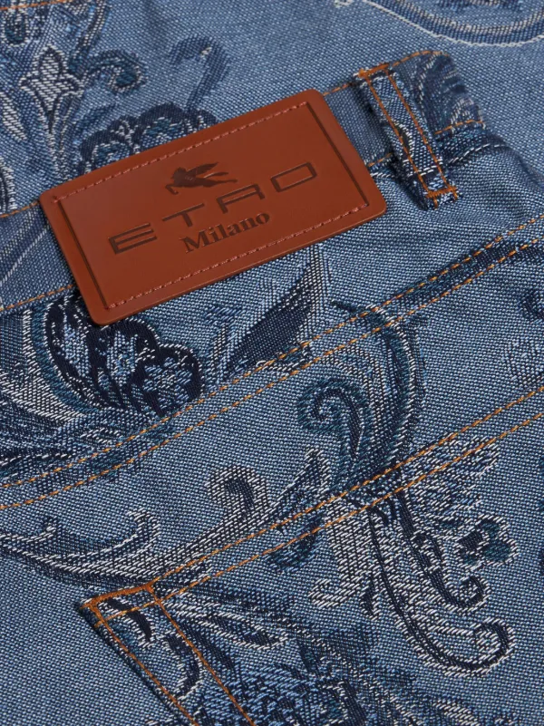 ETRO ペイズリー デニムショーツ | ブルー | FARFETCH JP ETRO ペイズリー デニムショーツ | ブルー | FARFETCH JP