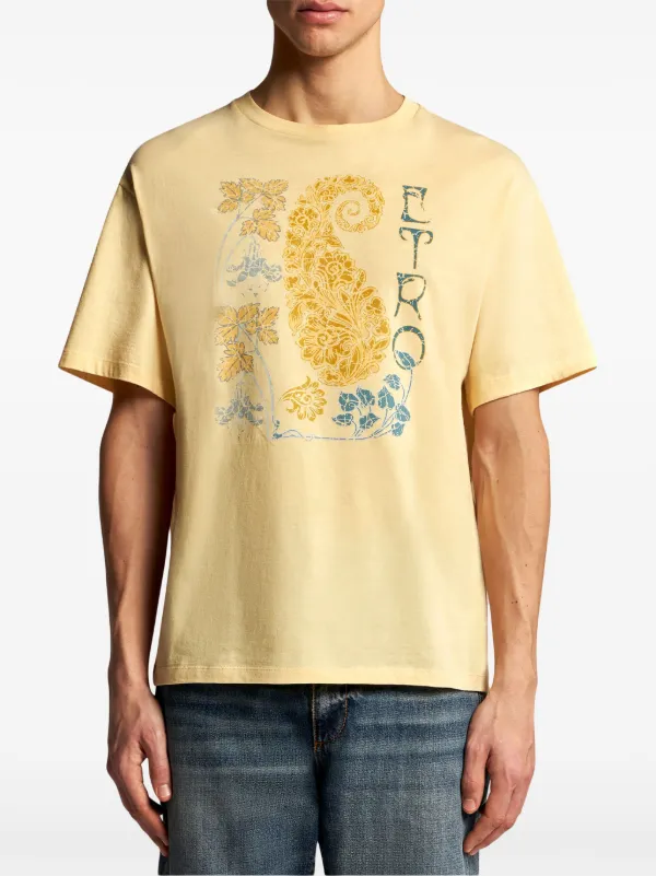 ETRO グラフィック Tシャツ | ニュートラル | FARFETCH JP
