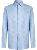 ETRO jacquard cotton shirt - Blue