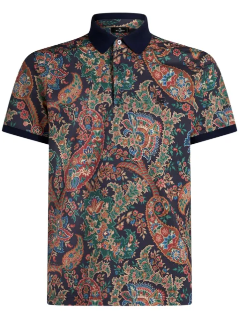 ETRO Poloshirt mit Paisley-Print