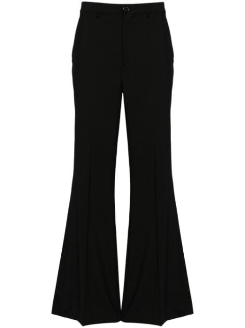 LỰU ĐẠN mid-rise flared tailored trousers