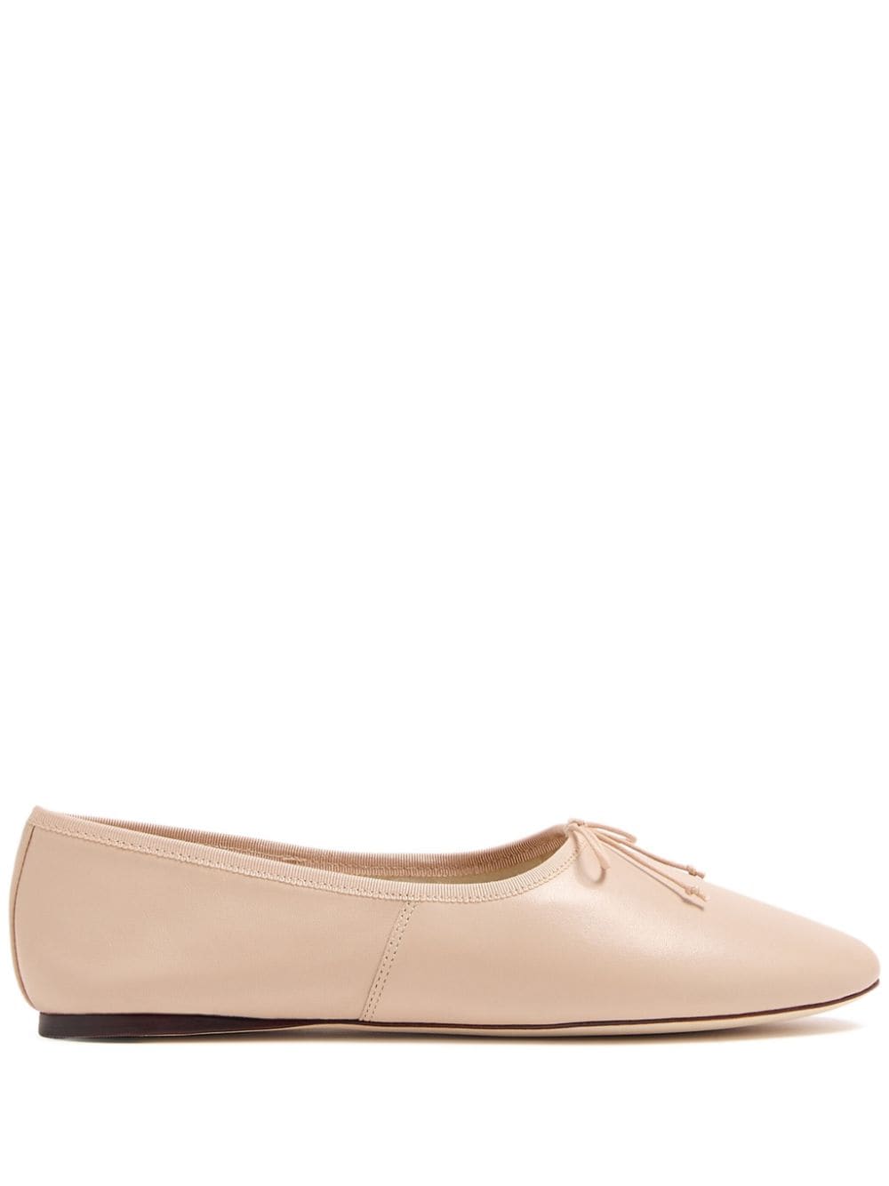 Loeffler Randall Landon leather ballerina shoes - Toni neutri