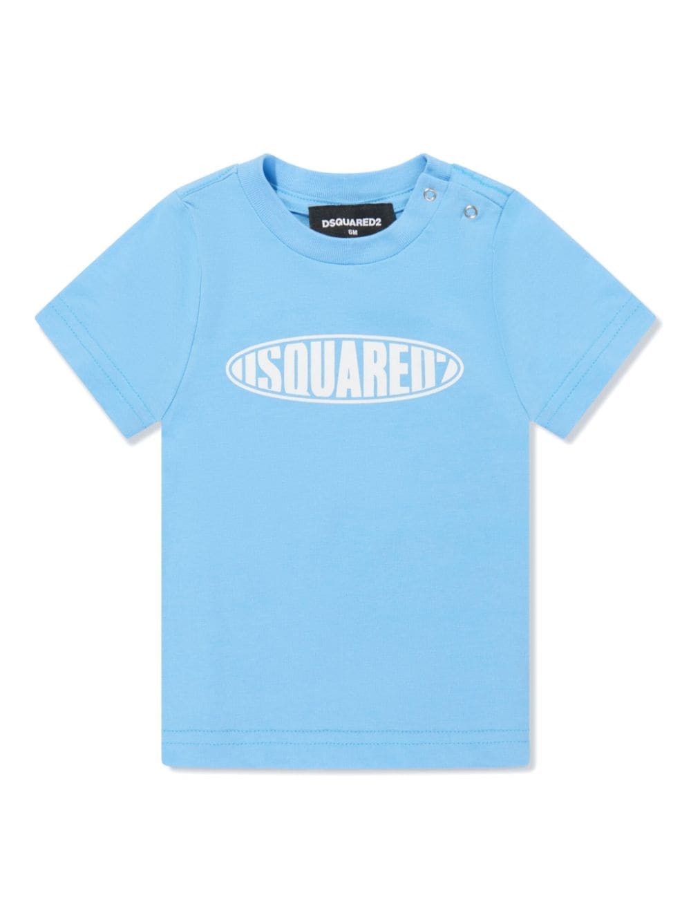 Dsquared2 Babies' Logo-print Cotton T-shirt In Blue