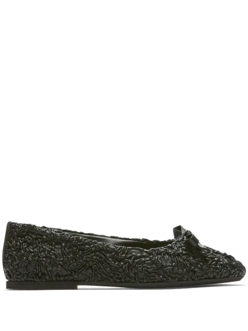 Ballerines en cuir cloqué - Nº21 - Modalova