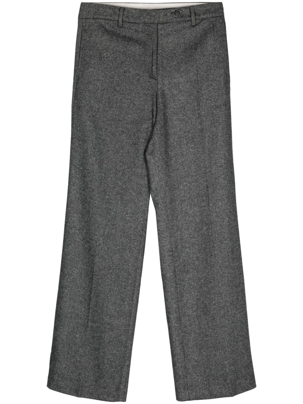 Nº21 pressed-crease trousers - Grey