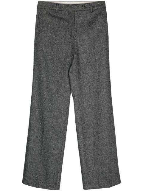 Nº21 pressed-crease trousers