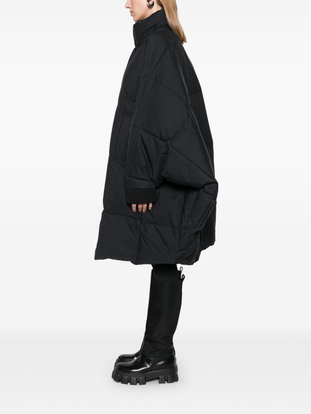 Shop Henrik Vibskov Duvet Coat In Black