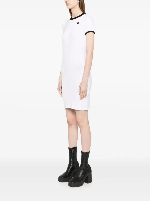 AMBUSH logo-plaque fine-knit minidress BWDH002S24JER001 - 2