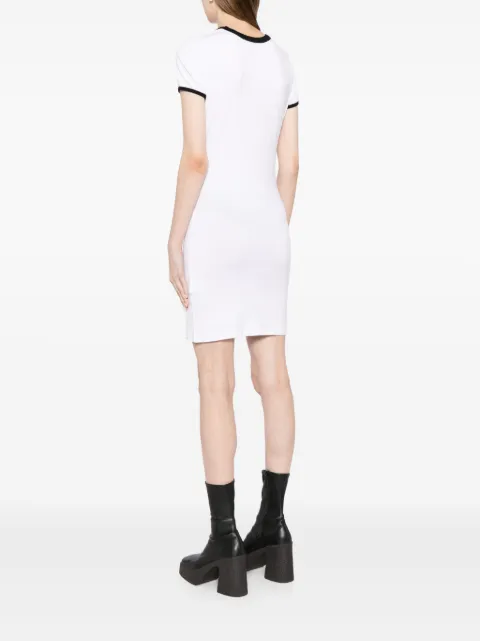 AMBUSH logo-plaque fine-knit minidress BWDH002S24JER001 - 3