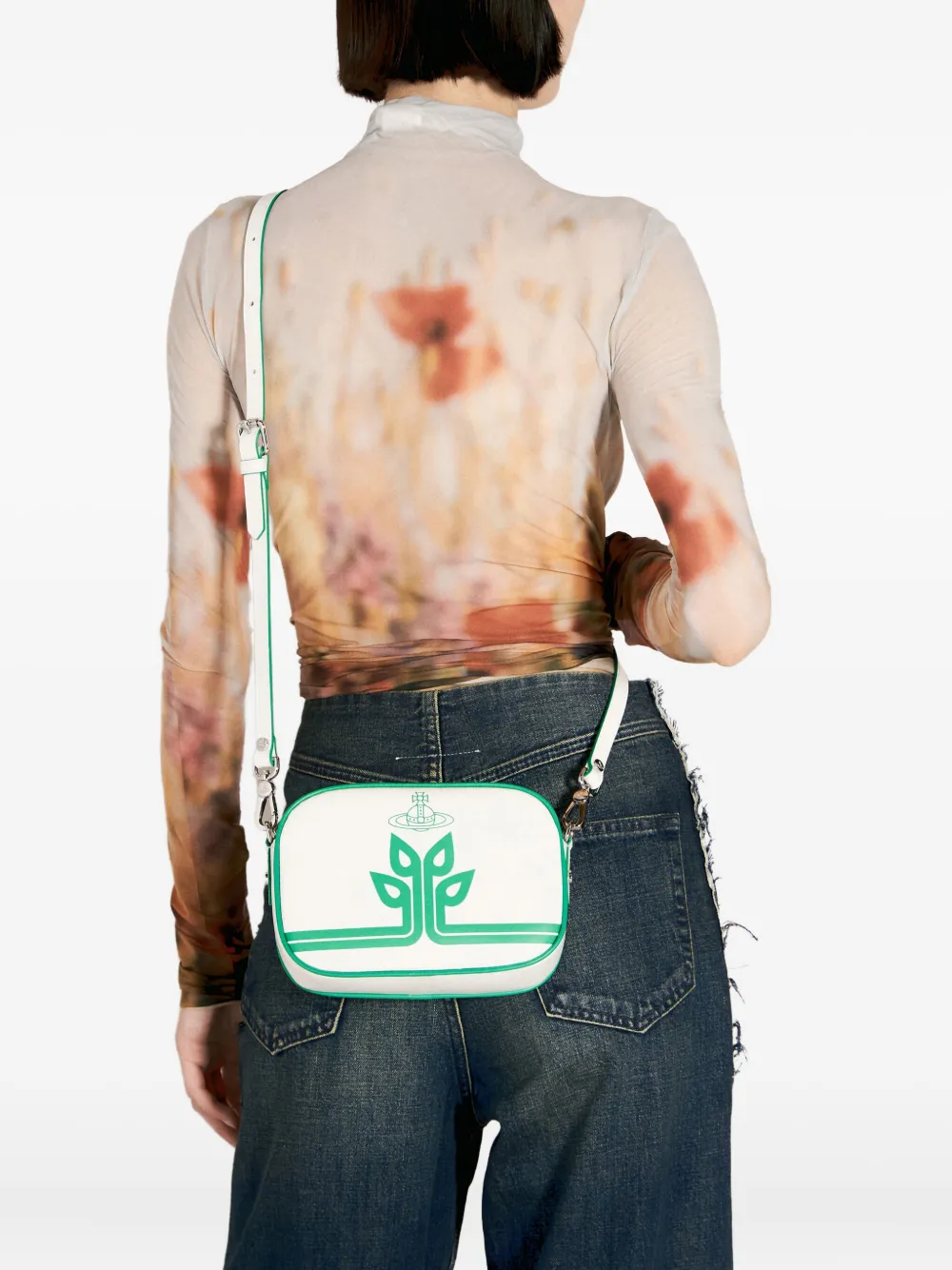 Vivienne Westwood Anna schoudertas Wit