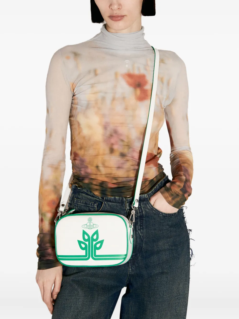 Vivienne Westwood Anna schoudertas Wit