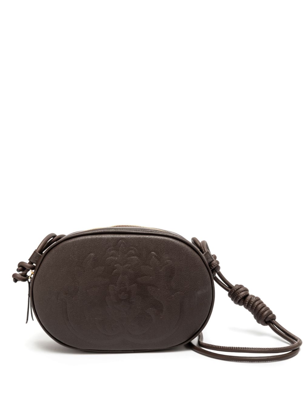 Isla Helena knot-detail leather bag - Brown