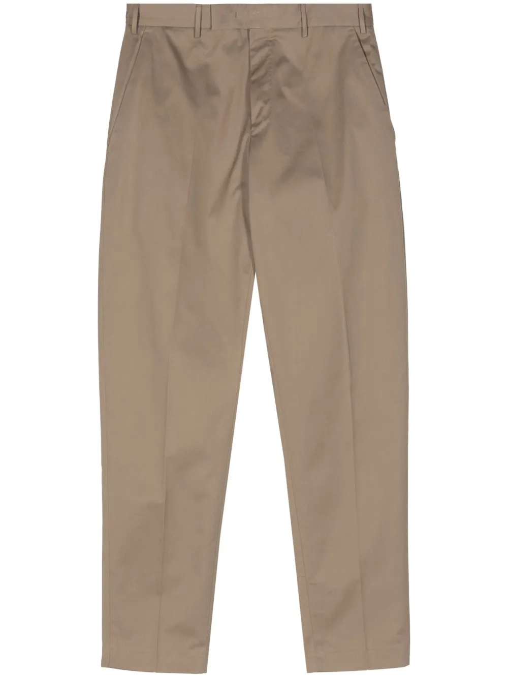 PT Torino mid-rise cotton chino trousers Beige