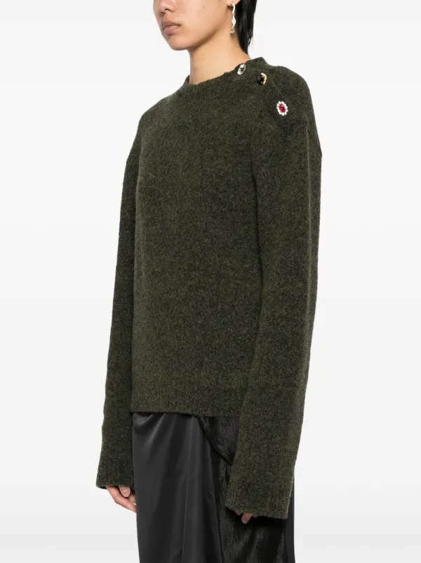 売れ筋商品|||イチ ニット&セーター レディース アウター IHNOELLE - Jumper - cadmium green melange 23739019_60400541_600.jpg
