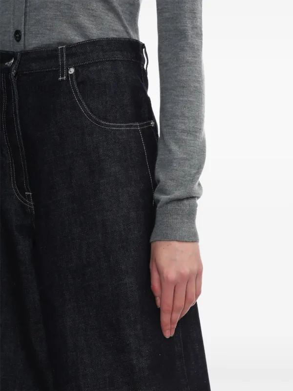 Nº21 wide-leg Jeans | Blue | FARFETCH CA