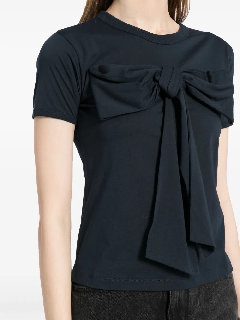 AMBUSH T-shirt met oversized strik Blauw