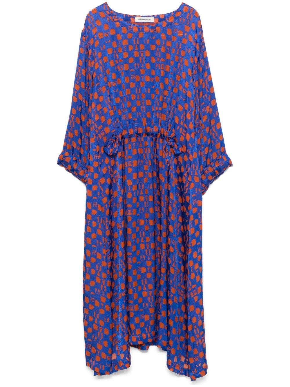 Henrik Vibskov Chewing midi-jurk Blauw