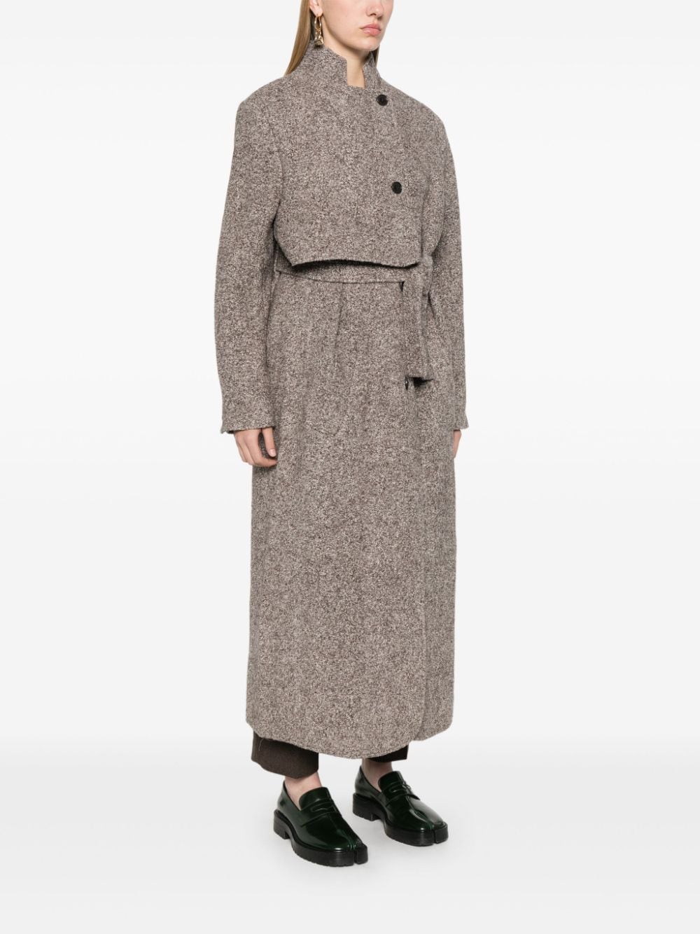 Shop Henrik Vibskov Evening Coat In Brown