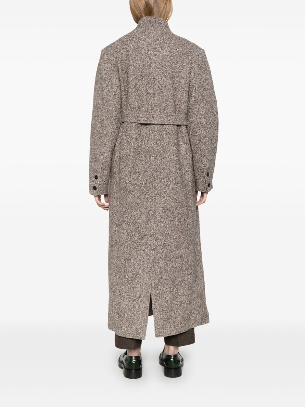 Shop Henrik Vibskov Evening Coat In Brown