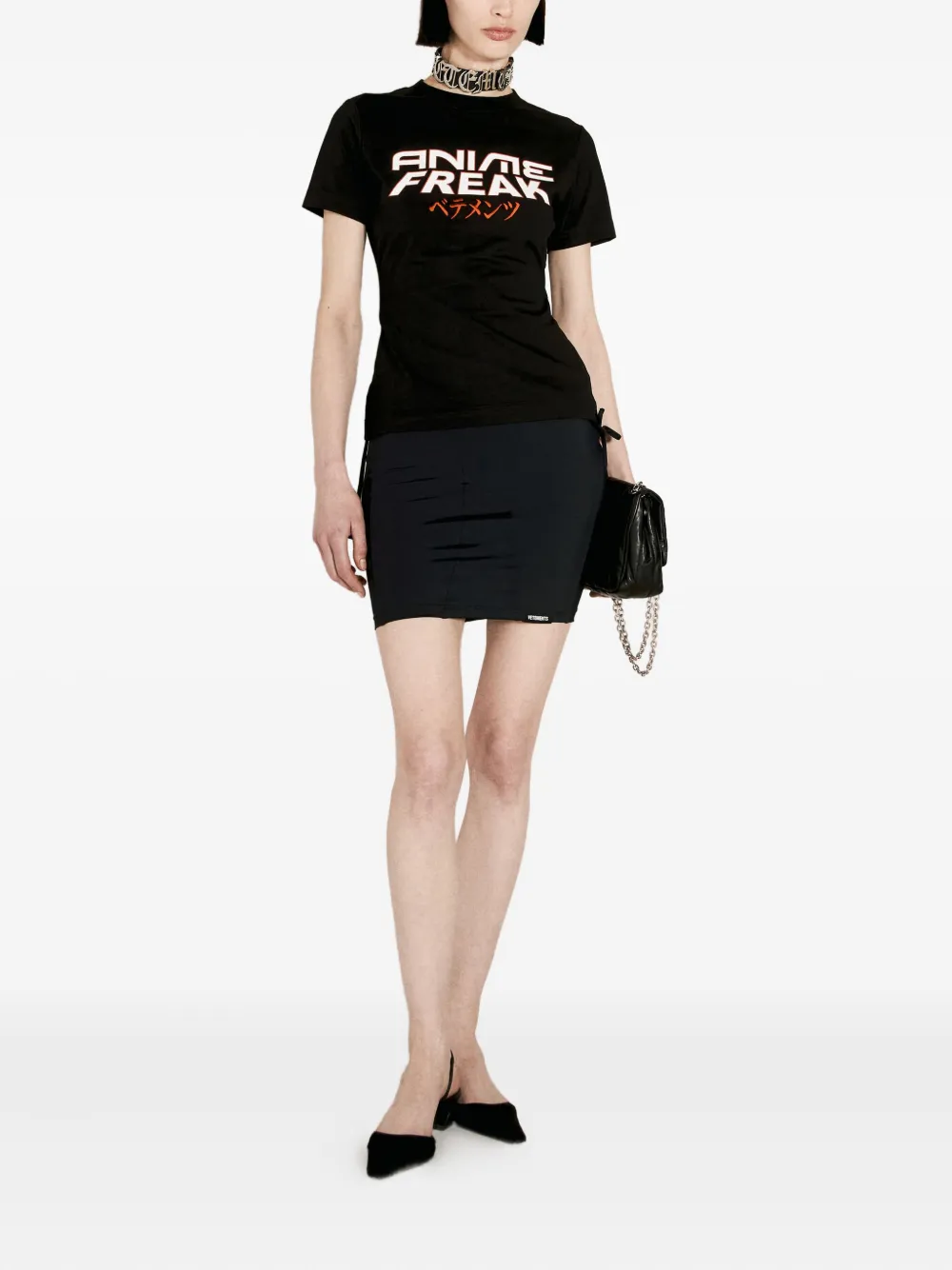 VETEMENTS Anime Freak T-shirt Zwart