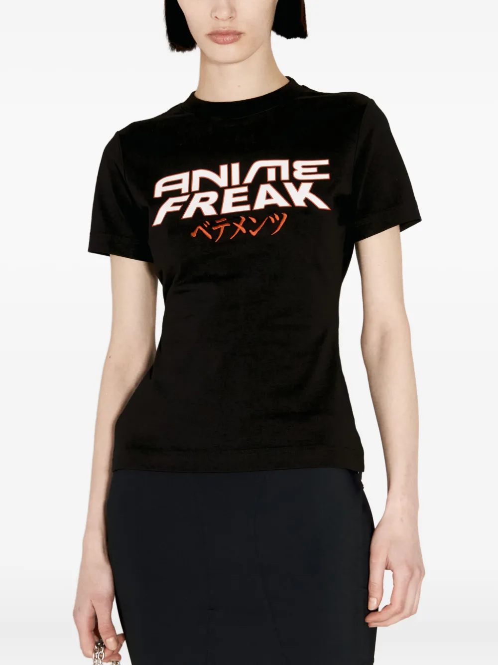 VETEMENTS Anime Freak T-shirt Zwart