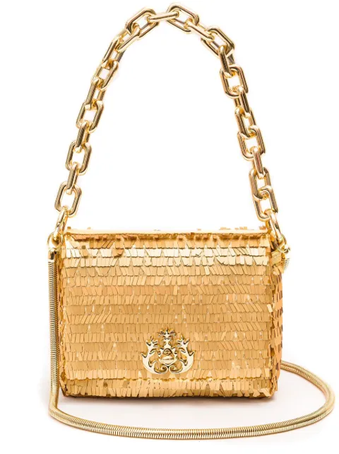 Isla logo-plaque shoulder bag
