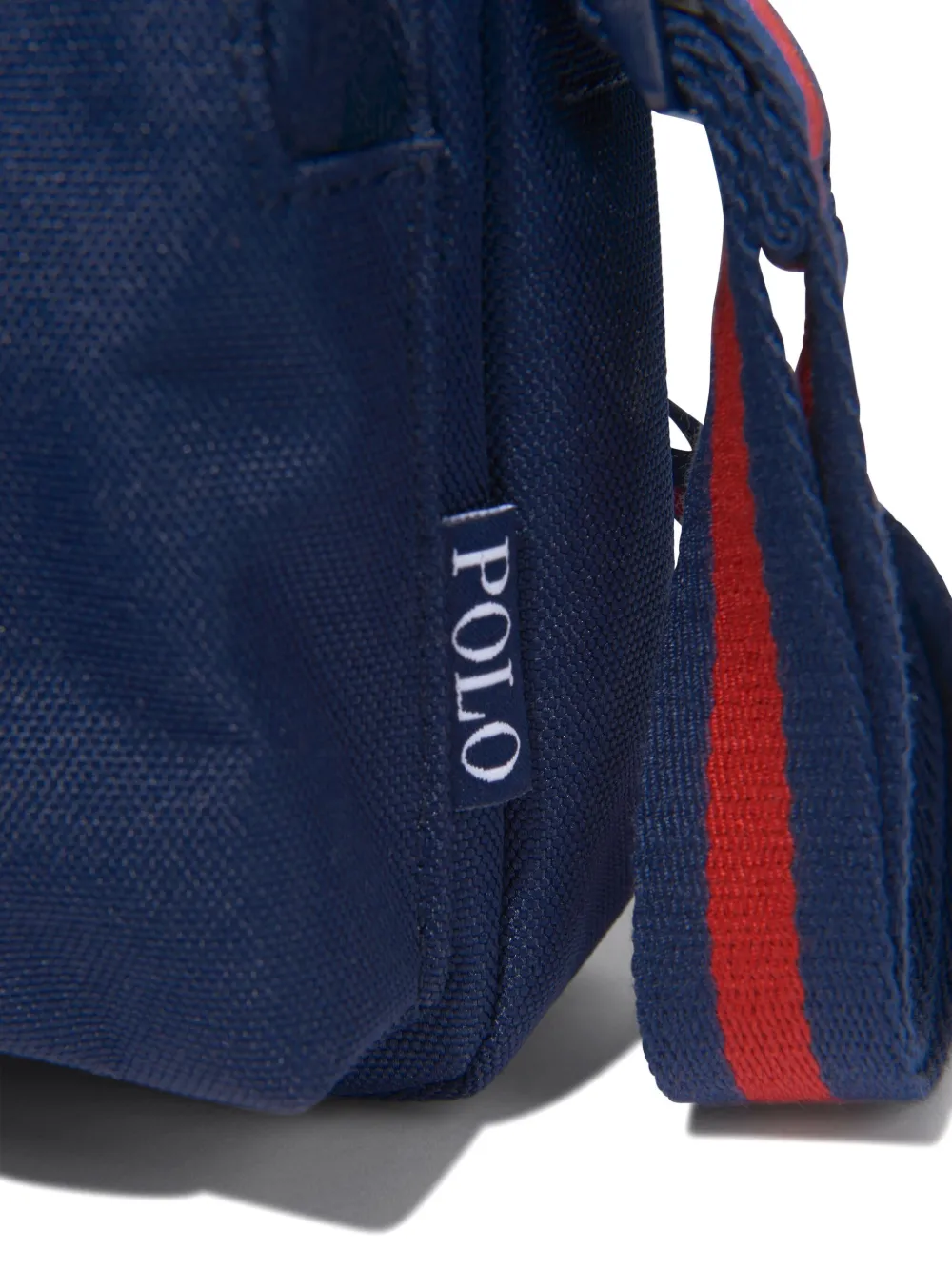 Shop Ralph Lauren Polo Pony-embroidered Shoulder Bag In Blue