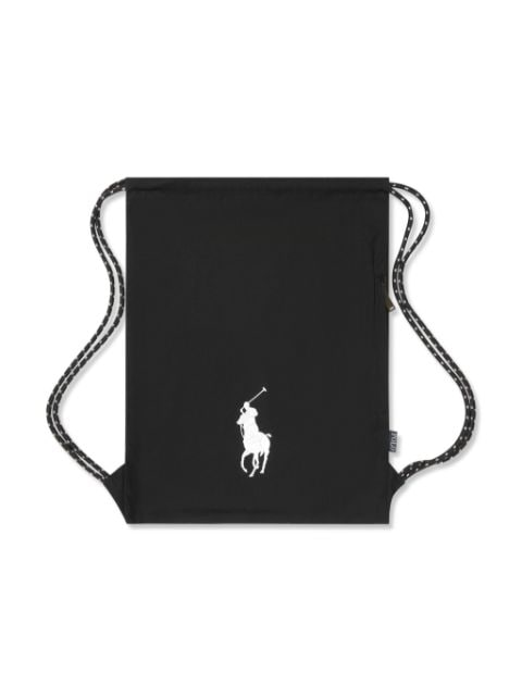 Ralph Lauren Kids Polo Pony-embroidered backpack