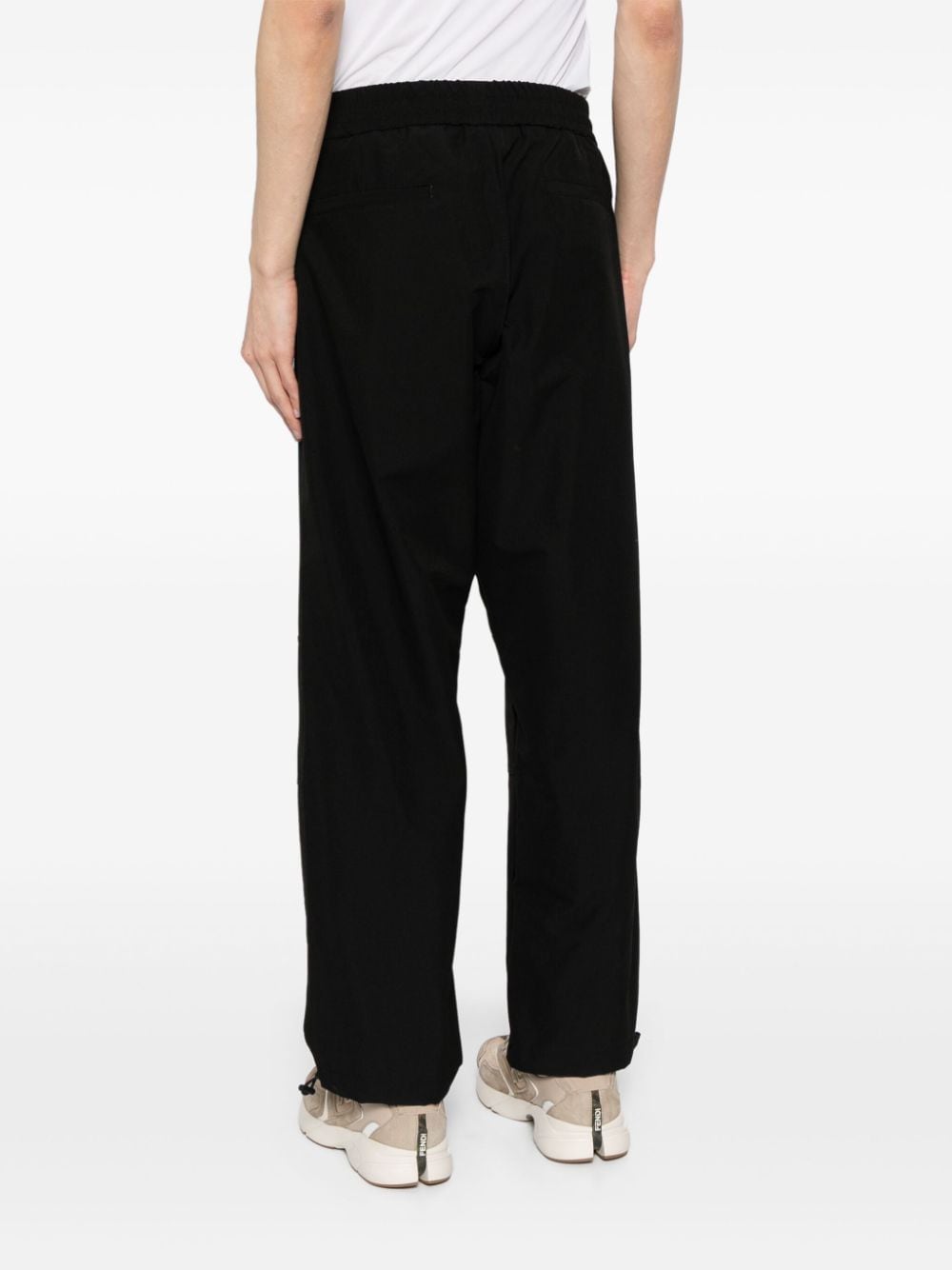 Shop Hugo Drawstring Track Pants In Black